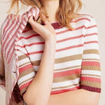 Scotch & Soda Anthropologie Anja Sweater Striped Tee XS Photo 0