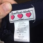 Three Hearts THREE PINK HEARTS Navy Blue Tank Top Dress Small Fit & Flare Photo 2