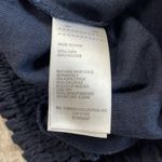 Ellen Tracy Navy Blue Linen Blend High Waist Wide Leg Pull On Pants Size XS Photo 3