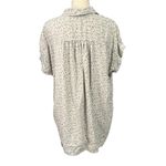 C&C California Women's Gray 100% Lyocell Cheetah Print Oversize Tunic Shirt Sz L Photo 2
