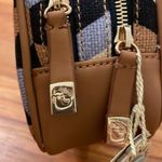 Spartina 449 NWT Linen & Leather Cosmetic Bag Photo 8