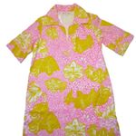 Lilly Pulitzer NWT Tuckernuck x The Pink Yellow Floral Vintage Tunic Dress M Photo 2