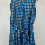 Diane Von Furstenberg mura tile Tiefront silk sleeveless mini dress Photo 1
