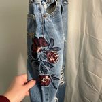 Abercrombie & Fitch Abercrombie and Fitch Embroidered Jeans floral size 24/00 Photo 5