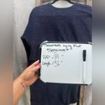 Go Couture  Solid Navy Tunic Size Large Photo 2