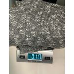 EXPRESS  Women's Gray Marled Lace Up V Neck Long Sleeve Knit Sweater Size S Photo 5