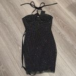 BNwT HEIRESS BEVERLY HILLS BLACK CRYSTAL HALTER MINI PARTY DRESS Small Photo 2