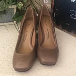 Nina  Originals brown shoes unique brass‎ heels women’s size 6.5 Photo 1