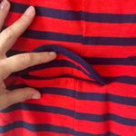 CAbi  Sz M Striped Blazer Yacht Club Red Blue Gold Buttons Sweater V Neck Jacket Photo 4