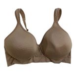 Lands' End Lands's End 34C Wireless Seamless T-Shirt Bra Women's Full Coverage Beige Tan Photo 1
