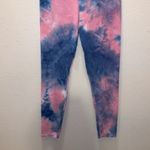 Mayfair blue pink tie dye casual comfy high rise leggings Size XL Photo 2