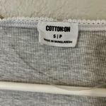 Cotton On  Heather Gray Tank Top With White Trim Size Small Photo 1
