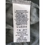 Free People  Charlie Tee Army Green Ruffle Hem Button Front Cropped Size Medium Photo 5