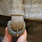 Ralph Lauren Wool Coat With Belt Gray Vintage Blue Label Made USA Size 10 FLAW Photo 10