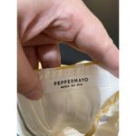 Peppermayo YELLOW AND WHITE MEADOW LOGO Bustier Top Size 2 Photo 7