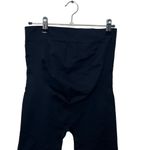 Blanqi Everyday Maternity Belly Support Crop Leggings Stretch Navy Blue Medium Size undefined Photo 2