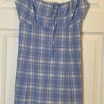 Brandy Melville John Galt blue Plaid Babydoll Dress One size‎  New Photo 0