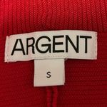 NEW Argent Red Double Breasted Knit Casual Cardigan Sweater Blazer Jacket Sz S Photo 5