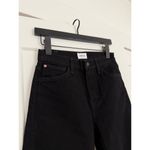 Hudson Jeans $215 New Hudson Rosalie High Waist Wide Leg Crop Jeans - Black - 25 Photo 9