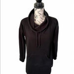 Tahari  Black Long Sleeve Mock Neck Sweater Dress Women’s XS Pullover Mini Goth Photo 2