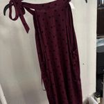 Banana Republic  Maroon tank top with polka Dots Photo 2