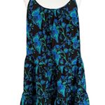 Diane Von Furstenberg  Baylee Silk Mini Dress Floral A-Line Tiered Size Medium Photo 0