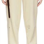 Nike  Tech Fleece Lounge Pants Joggers Womens XS Beige Sweatpants Zip Drawstring Photo 0