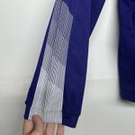Adidas Women's Primeblue Half Zip Pullover Medium Purple Long Sleeve Top Photo 9