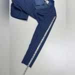 Betabrand  Blue Striped Women's Blazer 🤍💙 Photo 10