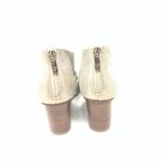 Donald Pliner Size 9 N Jenkin Gold Metallic Leather Wedge Sandal Back Zip Cutout Photo 8