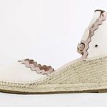 Kate Spade Nwt adorable cream canvas espadrilles wedges Photo 10