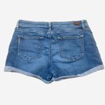Paige  Jimmy Jimmy Denim Jean Shorts Women's 29 Rolled Cuff Cutoffs Medium Wash Photo 8