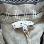 Current Air  Like New Blue Red Chambray Checked Jacket with Belt Sz Small Photo 4