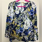 Chico's Chico’s Primavera Floral Peasant Blouse LP 2 Photo 2