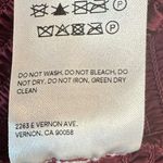 Reformation Chamomile Puff Sleeved Silk Satin Top Blouse Plum Burgundy Size XS Photo 9