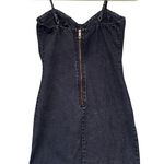 Lac Bleu  Sexy Bustier Denim Mini Dress, Sz S Photo 2