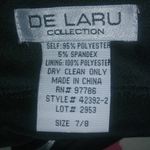 DeLaru 8 Sexy Halter Satin Black Knee Length Dress Photo 7