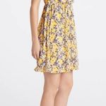 Kaileigh Yellow Floral Tasha Knit Mini Dress - Size: Large Photo 8