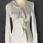 love on a hanger  Light Gray Zip-Up Sweater Photo 0