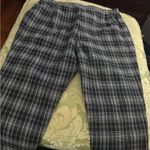 Tommy Hilfiger  Stretch Plaid Cropped Trouser Pants, Size 10, New with Tag Photo 5