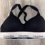 Calvin Klein Bra Medium Black Lift Cross RacerBack Modern Cotton Padded Bralette Photo 0