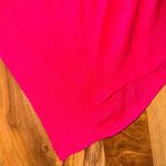 Artisan NY Linen Poncho Top Hot Pink Organic One Size poncho vacation cover up Photo 2