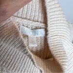 Abound  Women's Size S Beige Oatmeal/Light Heather Mock Neck Ribbed Long Sweater Photo 6