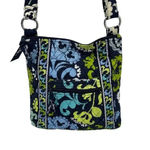 Vera Bradley  x Disney Parks "Where's Mickey?" Crossbody Purse Floral Print Photo 1