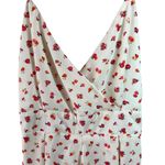 Altar'd State Altar’d State Floral Romper White & Red Mini Blossoms Size Large Photo 2