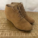 Vionic Elevated Becca Wedge Suede Ortaheel Comfort Bootie, Light Tan, US 8.5 Photo 2