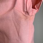 Linen Short Sleeve Camp Shirt Sz Medium Peach Orange Photo 7