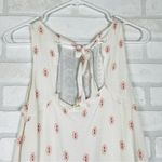 Aeropostale Cream Printed Above Knee Boho Print Tie-Back Shift Dress Size XS Photo 8