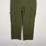 Aritzia  TNA Army Green Cargo Pants Straight Leg Photo 3