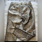 Free People  Rio Gold Python Snakeskin Pull-On Leggings Size S Photo 4